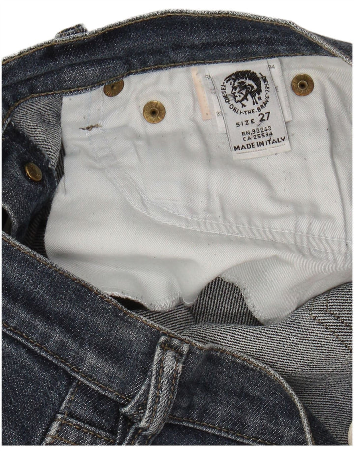 DIESEL Ženske ravne traperice W27 L30 tamnoplavi pamuk