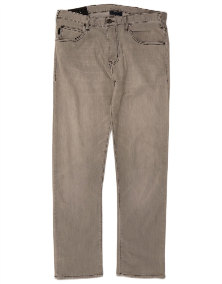 Armani ženske ravne traperice W33 L28 sive