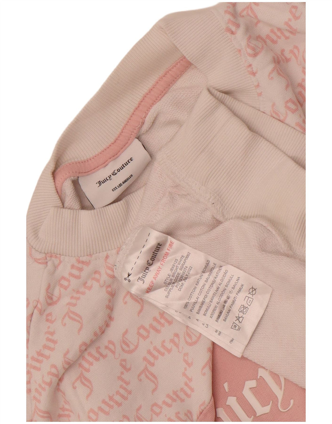 Juicy Couture ženska majica s kratkim rukavima UK 14 srednje bijele boje
