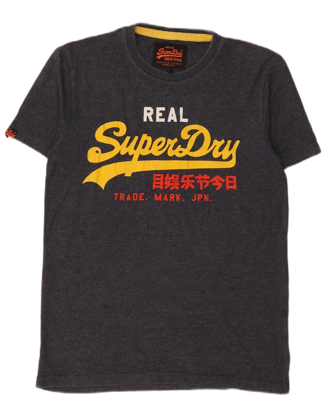 SUPERDRY muška grafička majica kratkih rukava srednje sivi pamuk