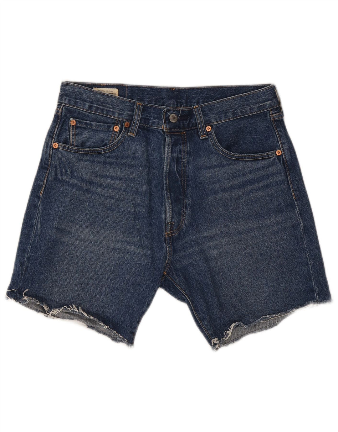 Levi's muške 501 traper kratke hlače W32 srednje plavi pamuk