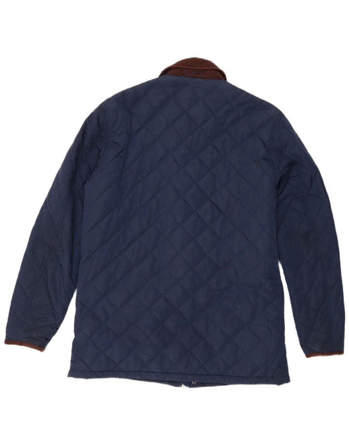 Crew Clothing Muška prošivena jakna UK 38 srednje tamnoplave boje