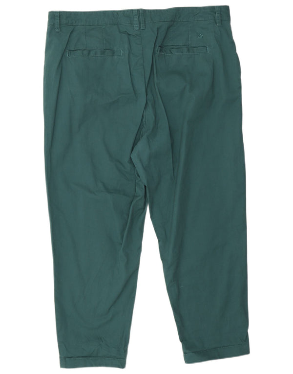 Fat Face ženske kratke chino hlače UK 18 XL W40 L25 zeleni pamuk