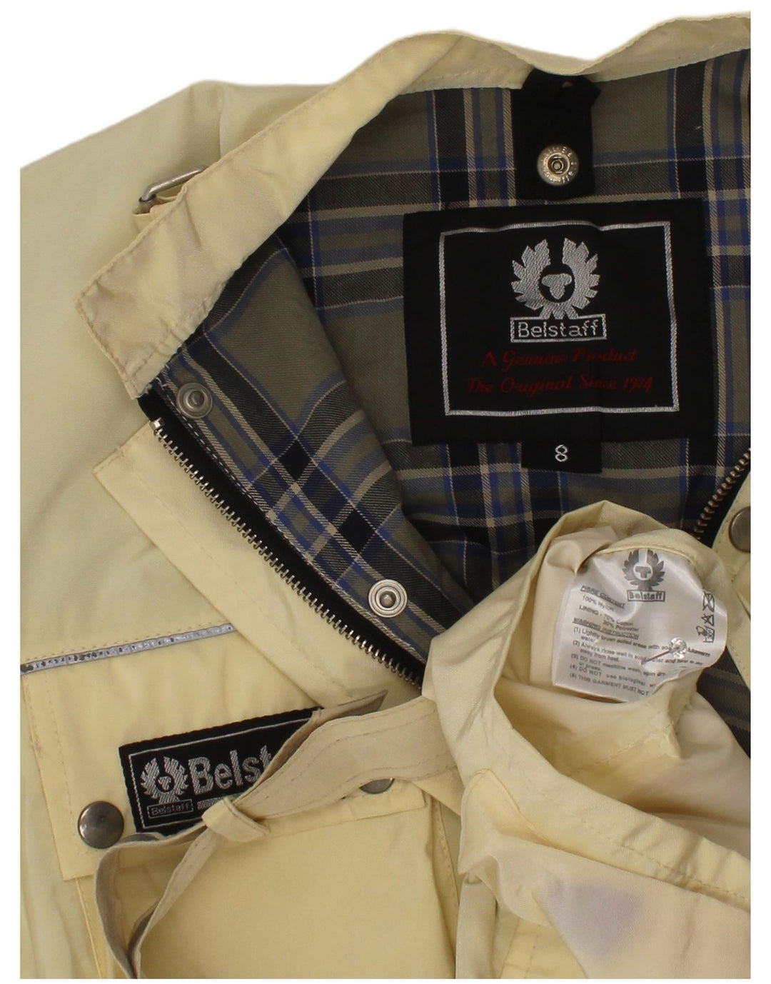 Belstaff Boys Utility jakna 7-8 godina žuti najlon