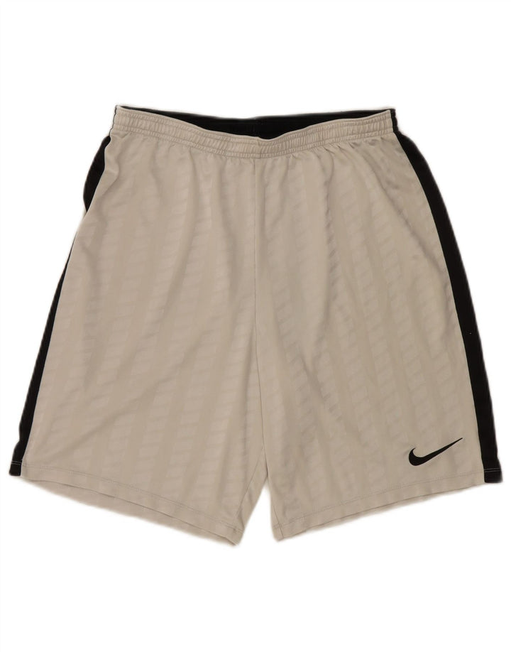 Nike muške Dri Fit sportske kratke hlače velike bijele boje od poliestera