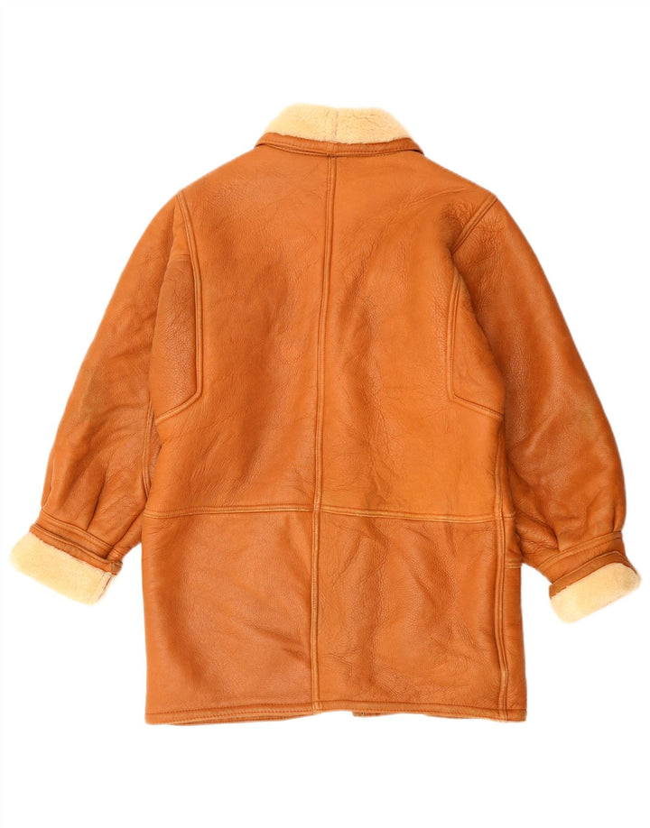 Vintage ženski kaput od šišmiša EU 42 veliki smeđi