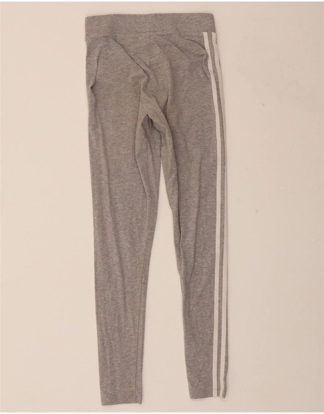 ADIDAS Womens Leggings UK 8 Small Grey Cotton Vintage Adidas and Second-Hand Adidas from Messina Hembry 