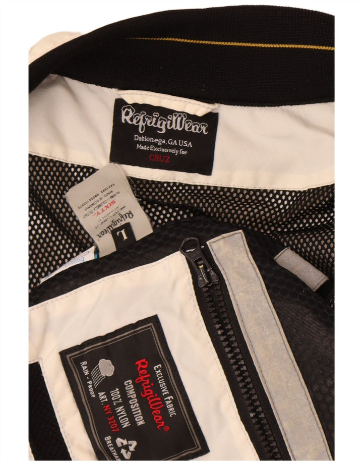Refrigiwear muška kišna jakna UK 40 Large off white Colourblock najlon