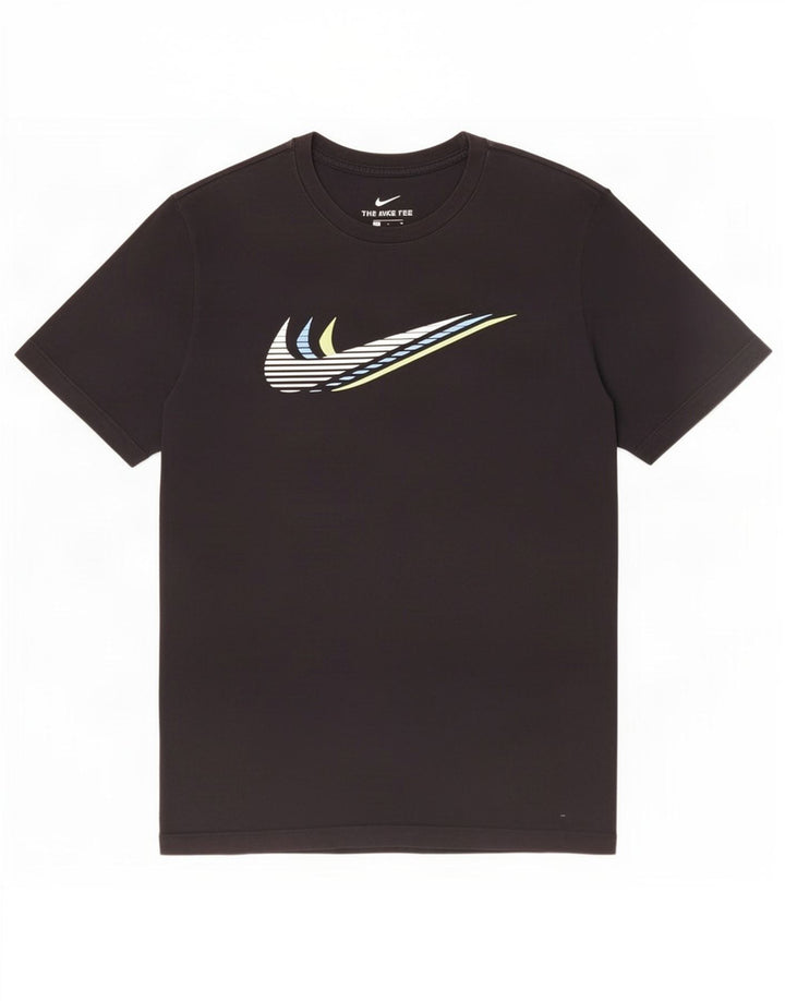 Nike muška majica s grafičkim motivima srednje crna