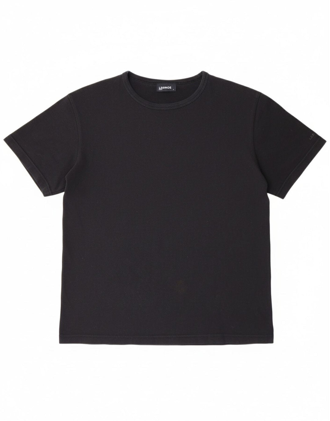 LERROS Mens T-Shirt Top Large Black Cotton