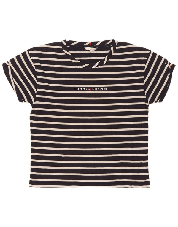 Tommy Hilfiger Ženska majica kratkih rukava UK 14 srednje tamnoplave pruge