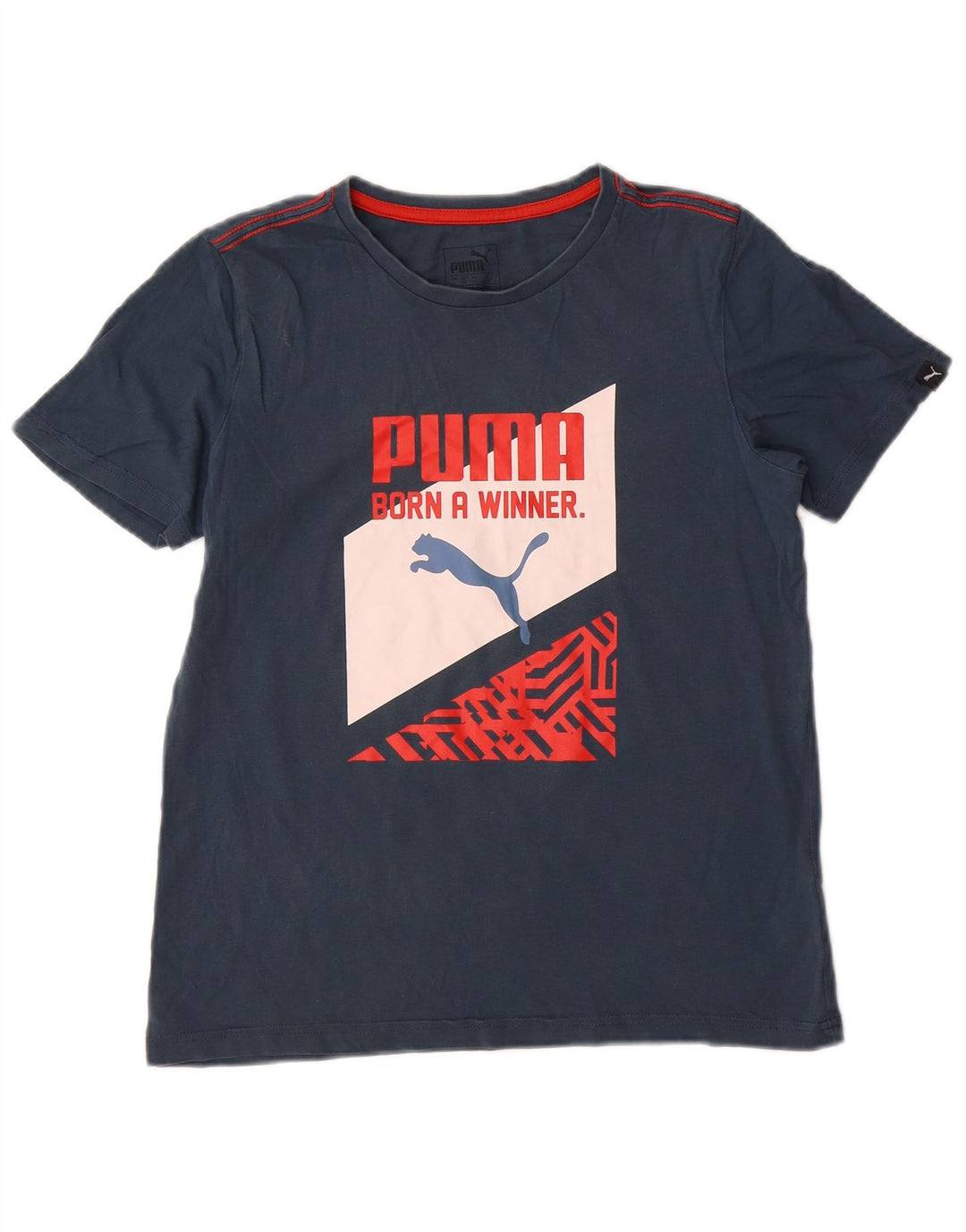 PUMA majica kratkih rukava s grafičkim motivima 11-12 godina tamnoplava