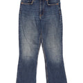 Zara ženske crop bootcut traperice EU 38 male W28 L25 plave