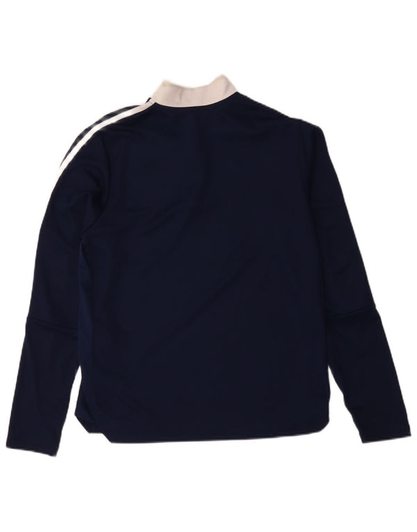 Adidas Boys Aeroready Pullover Trenirka Top 13-14 Years Mornarsko plava