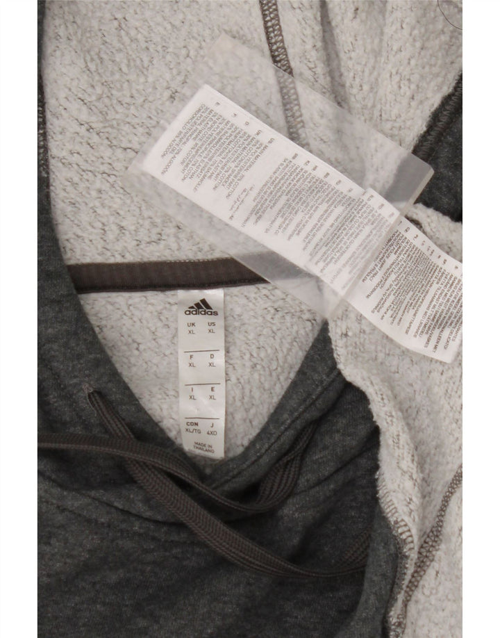 ADIDAS muška majica s kapuljačom XL sivi pamuk