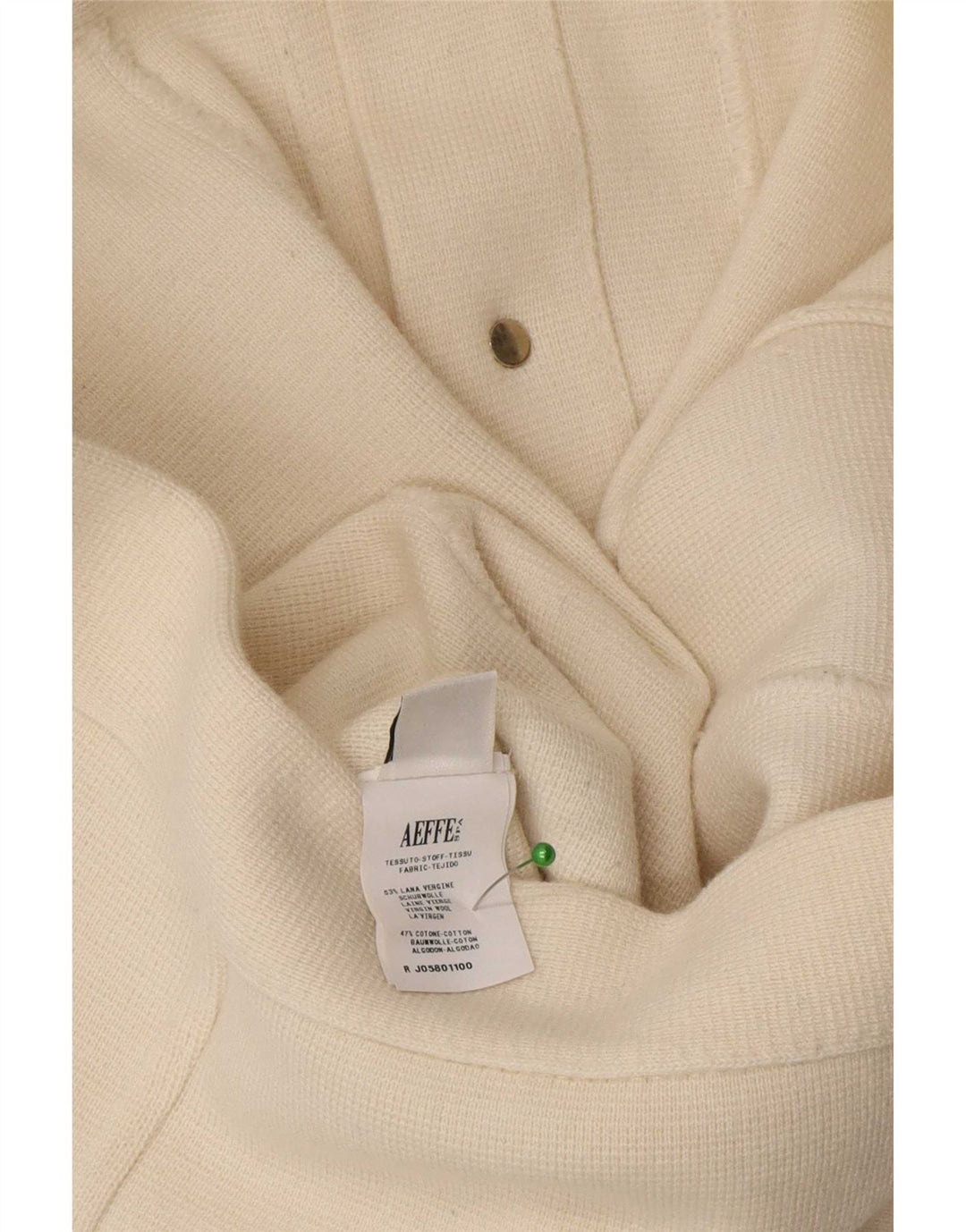 Moschino ženski kardigan pulover UK 8 Small Off White Wool