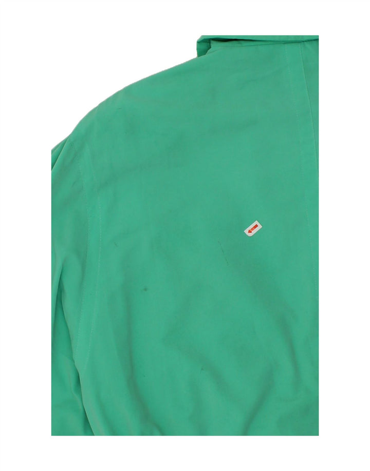 C&A Womens Windbreaker Jacket UK 18 XL Green Polyester Vintage C&A and Second-Hand C&A from Messina Hembry 
