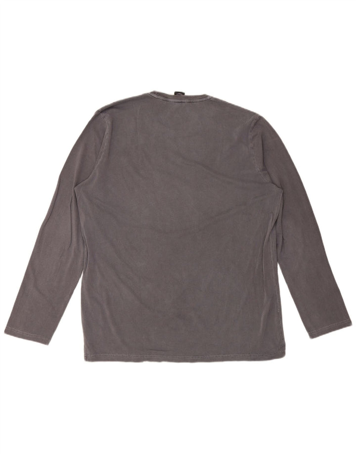 Muška majica dugih rukava Scorpion Bay Graphic 2XL, sivi pamuk
