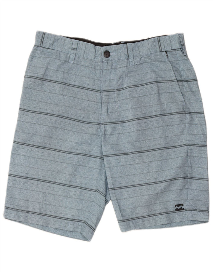 Billabong muške chino kratke hlače W33 srednje plavi prugasti poliester