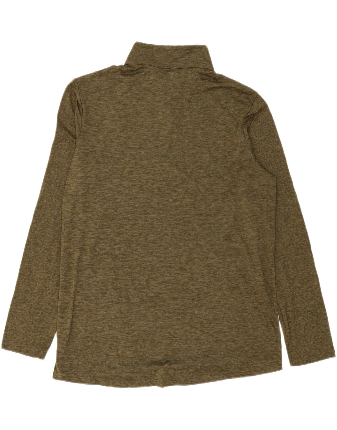 RUSSELL ATHLETIC Mens Zip Neck Pullover Tracksuit Top UK 42/44 Large Khaki Vintage Russell Athletic and Second-Hand Russell Athletic from Messina Hembry 