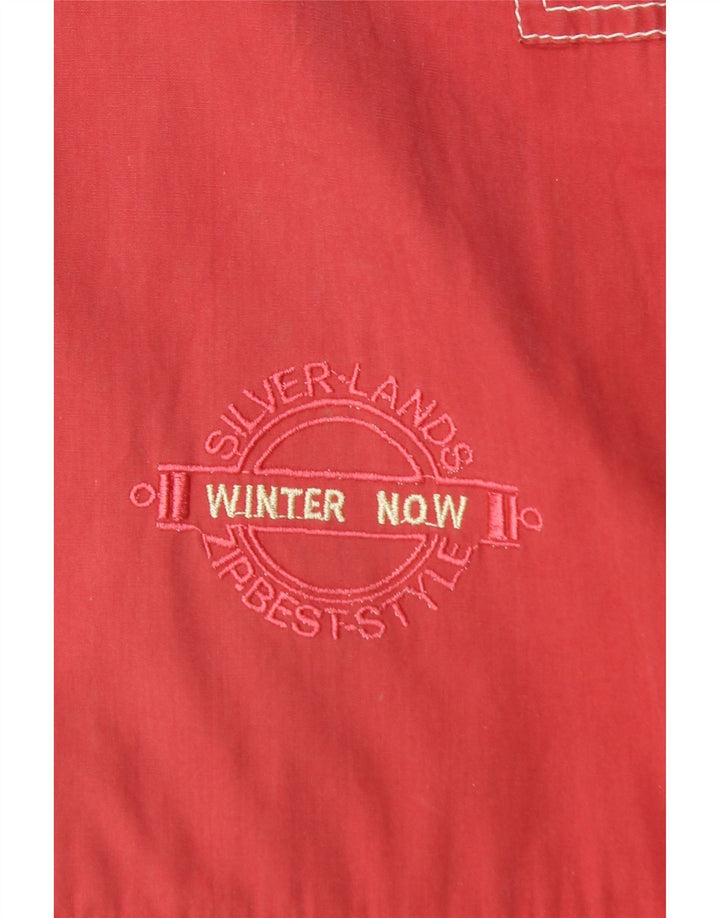 Vintage muška jakna vjetrovka UK 42 XL crvena