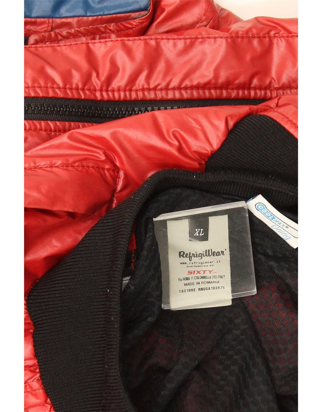 Refrigiwear ženska kišna jakna UK 18 XL Red Colourblock