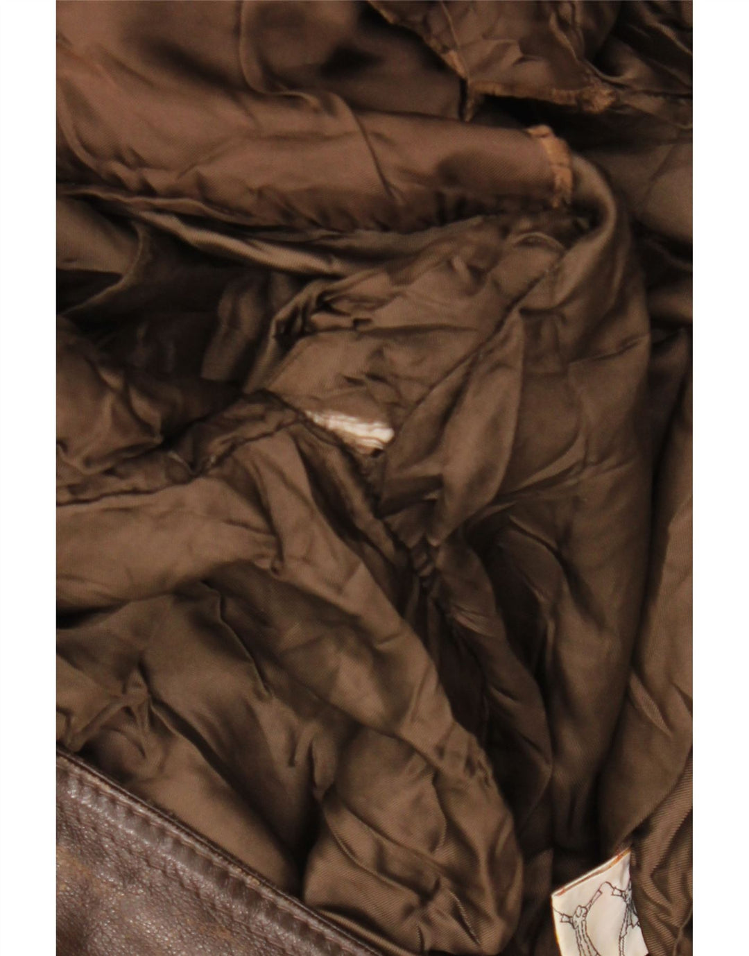 VINTAGE muška vojna kožna jakna IT 50 Large Brown