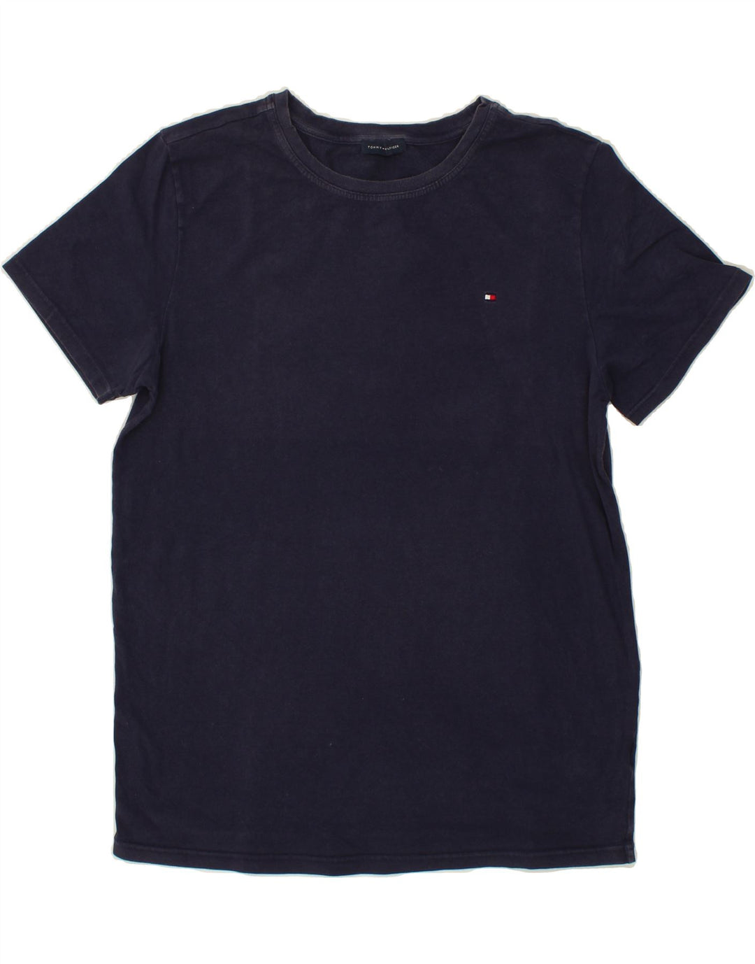 TOMMY HILFIGER Mens T-Shirt Top Medium Navy Blue Vintage Tommy Hilfiger and Second-Hand Tommy Hilfiger from Messina Hembry 