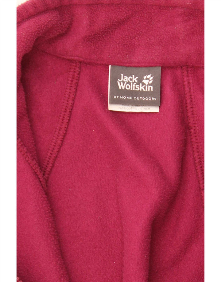Jack Wolfskin ženska jakna od flisa UK 12/14 Srednje ružičasti poliester