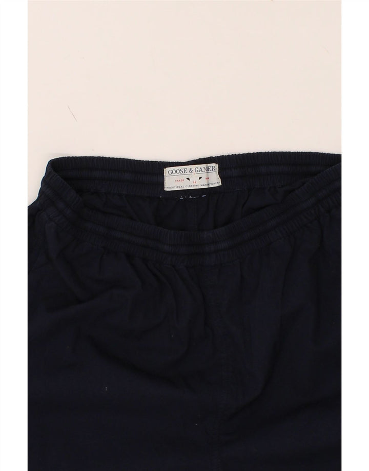 GOOSE & GANDER Mens Tracksuit Trousers Medium  Navy Blue Vintage Goose & Gander and Second-Hand Goose & Gander from Messina Hembry 