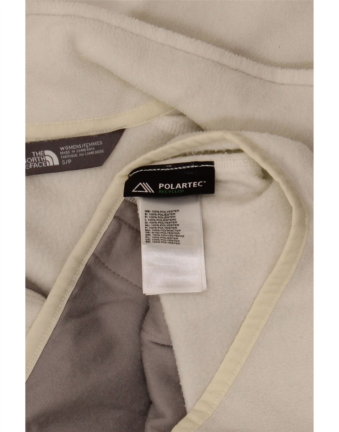 The North Face ženska jakna od flisa UK 10 Mali bijeli poliester