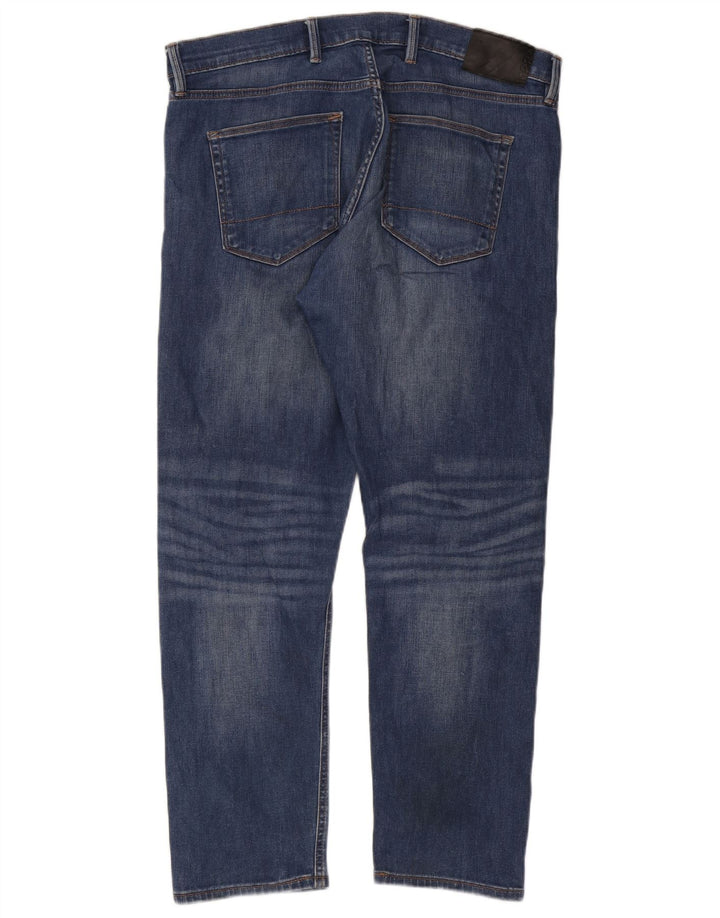 Marks & Spencer Muške uske traperice W38 L29 Plavi pamuk