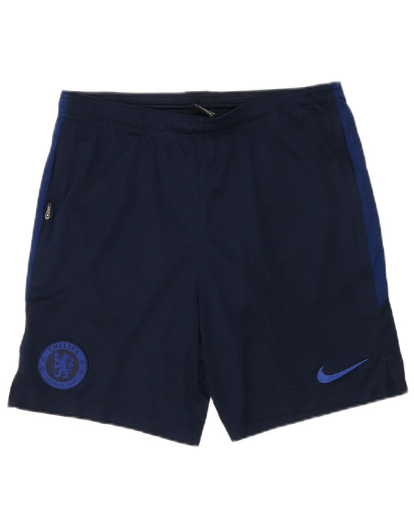 Nike Mens Chelsea FC sportske kratke hlače srednje tamnoplave boje od poliestera
