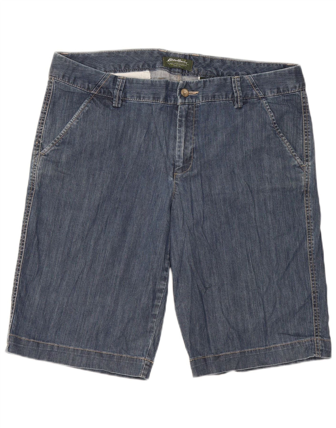 EDDIE BAUER Ženske traper kratke hlače US 14 XL W36 Plavi pamuk