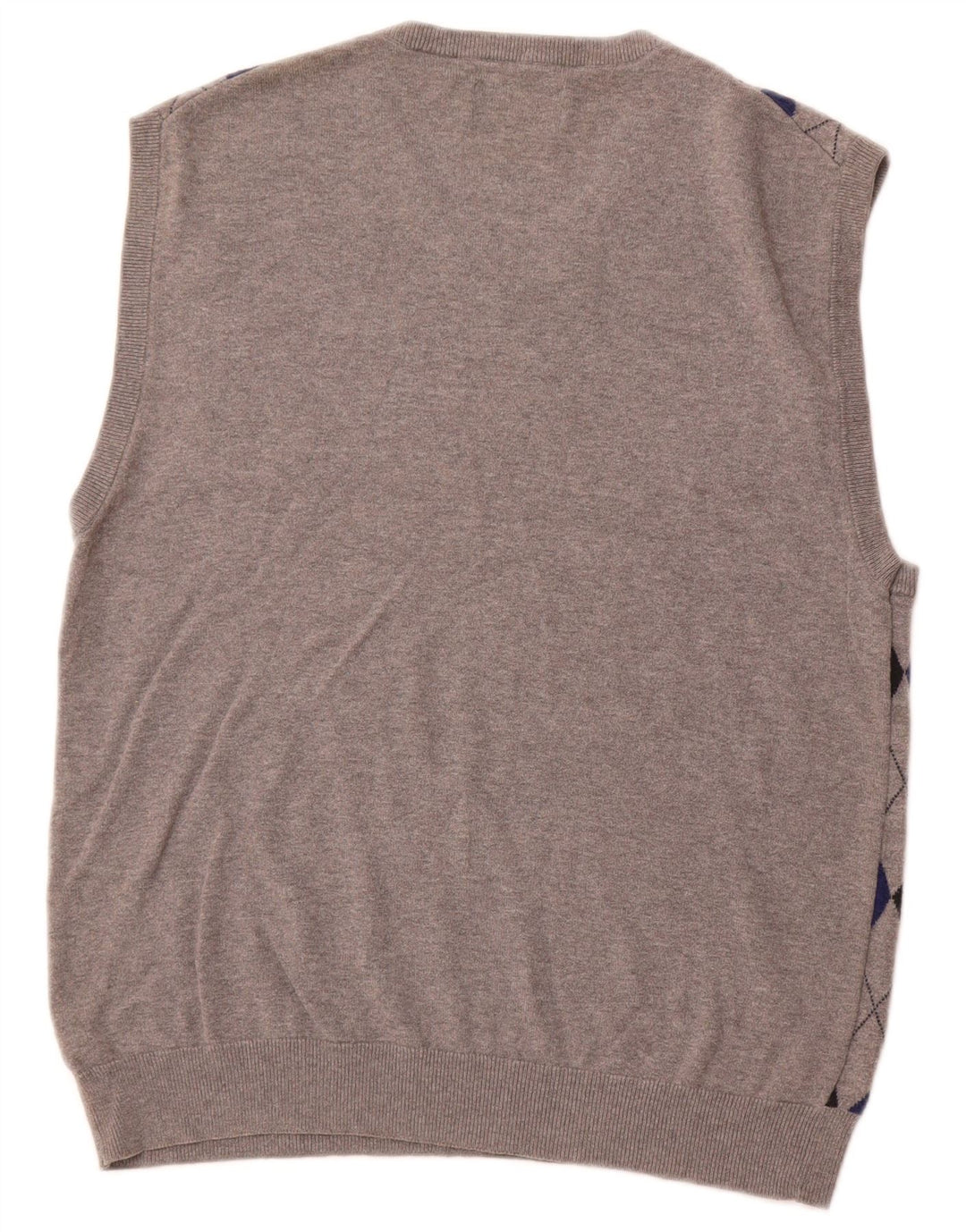 CHAPS Muški prsluk bez rukava Large Grey Argyle/Diamond Cotton