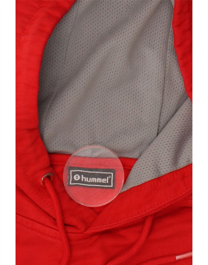HUMMEL Muška majica s kapuljačom s kapuljačom, veliki crveni pamuk