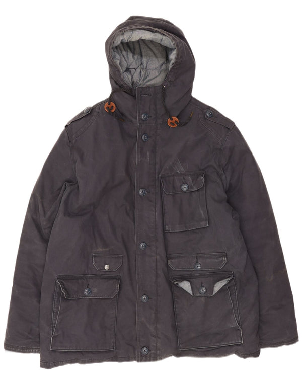 Levi's muška vojna vjetrovka s kapuljačom UK 44 2XL tamnoplavi pamuk