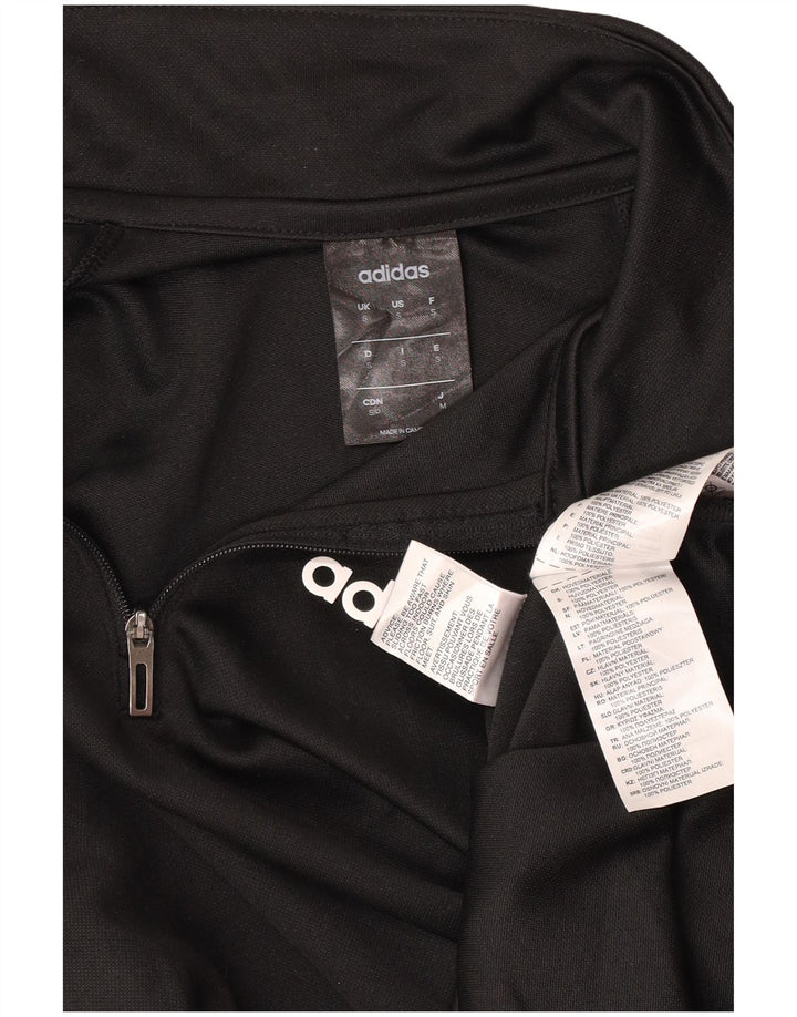 Gornji dio trenirke Adidas Climalite s patentnim zatvaračem, mali crni poliester