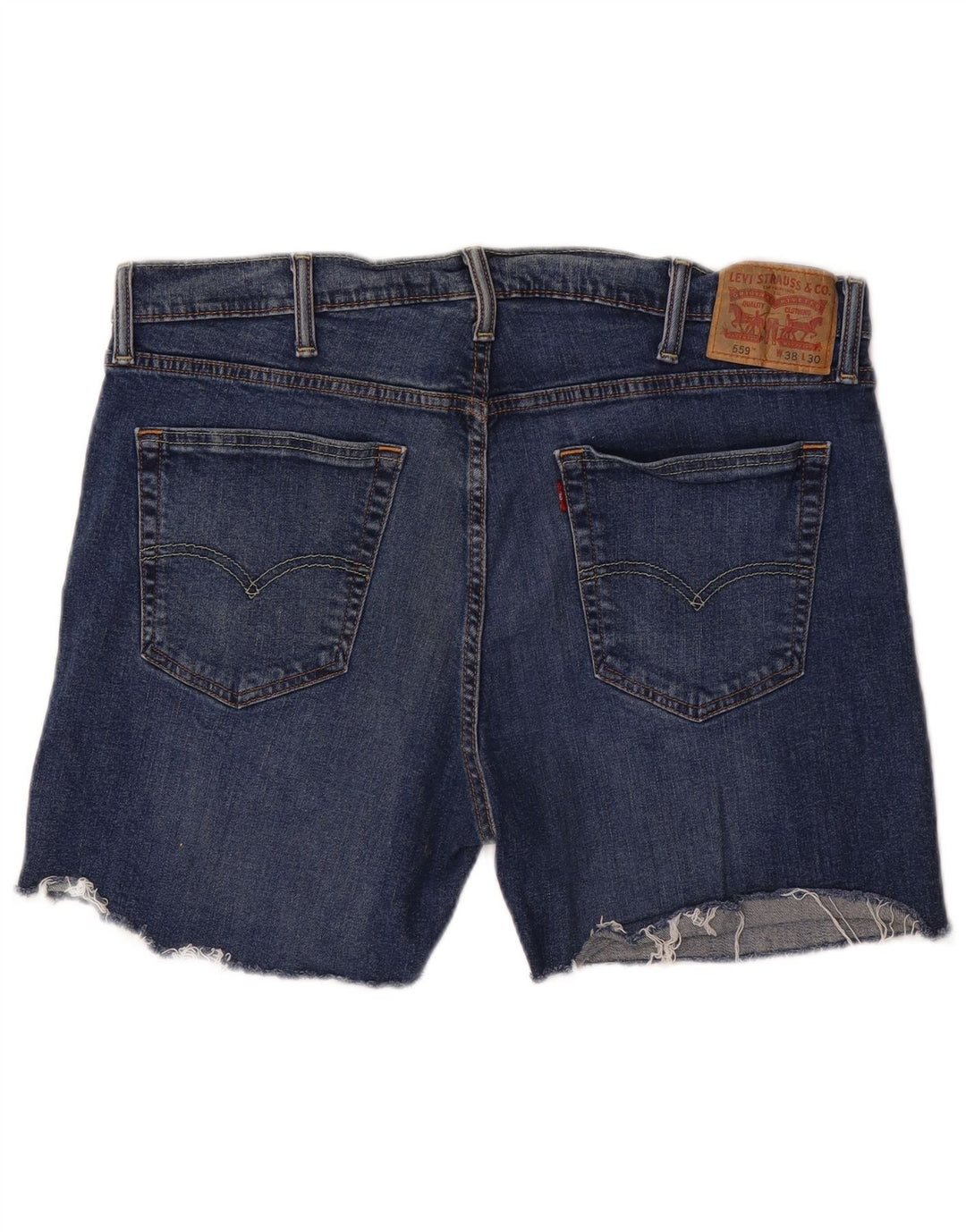 LEVI'S muške 559 traper kratke hlače W38 XL plavi pamuk