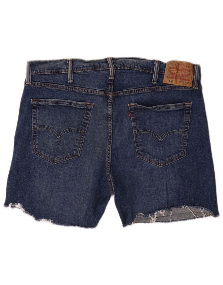 LEVI'S muške 559 traper kratke hlače W38 XL plavi pamuk