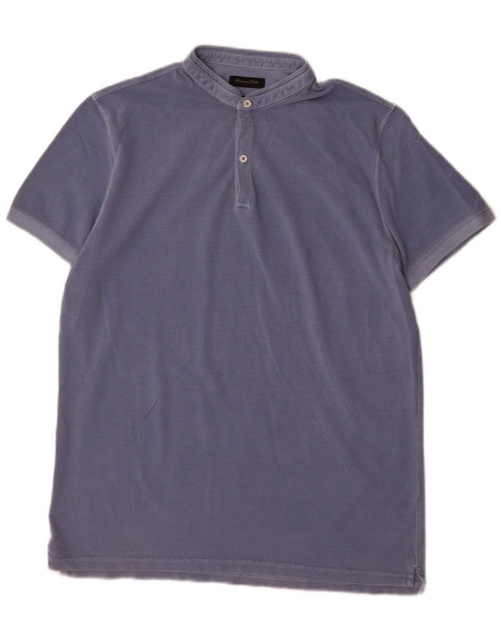 Massimo Dutti muška ležerna polo majica velike plave boje