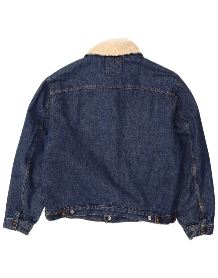 Roy Rogers muška traper šerpa jakna UK 40 Large Blue