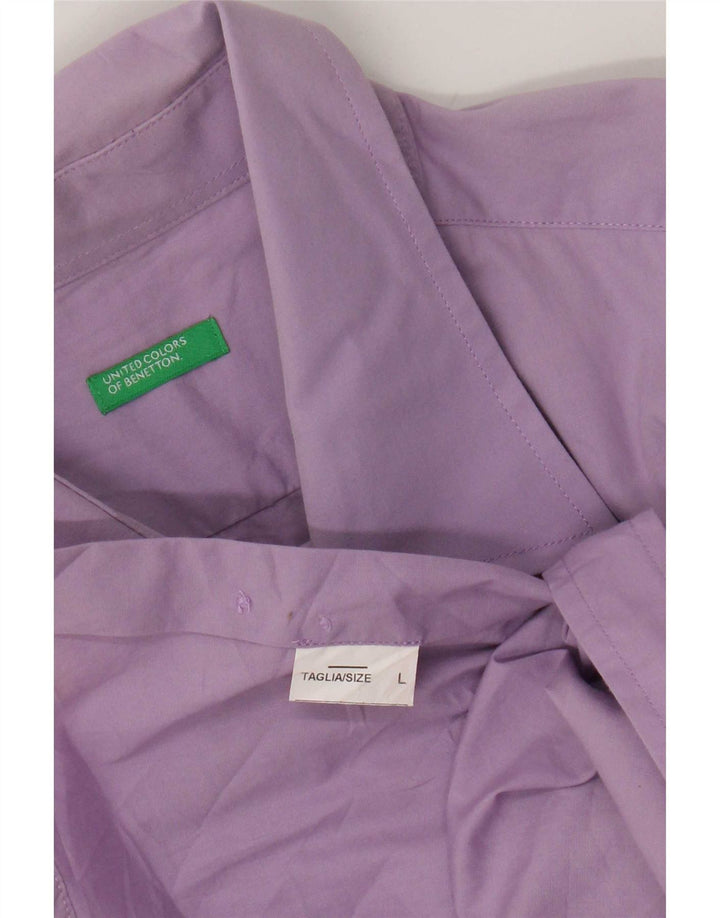 Benetton muška majica velika ljubičasta