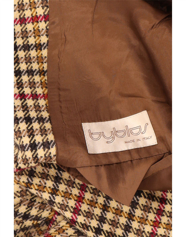 BYBLOS muška jakna sa 2 gumba IT 52 XL bež vunena hrskava zuba