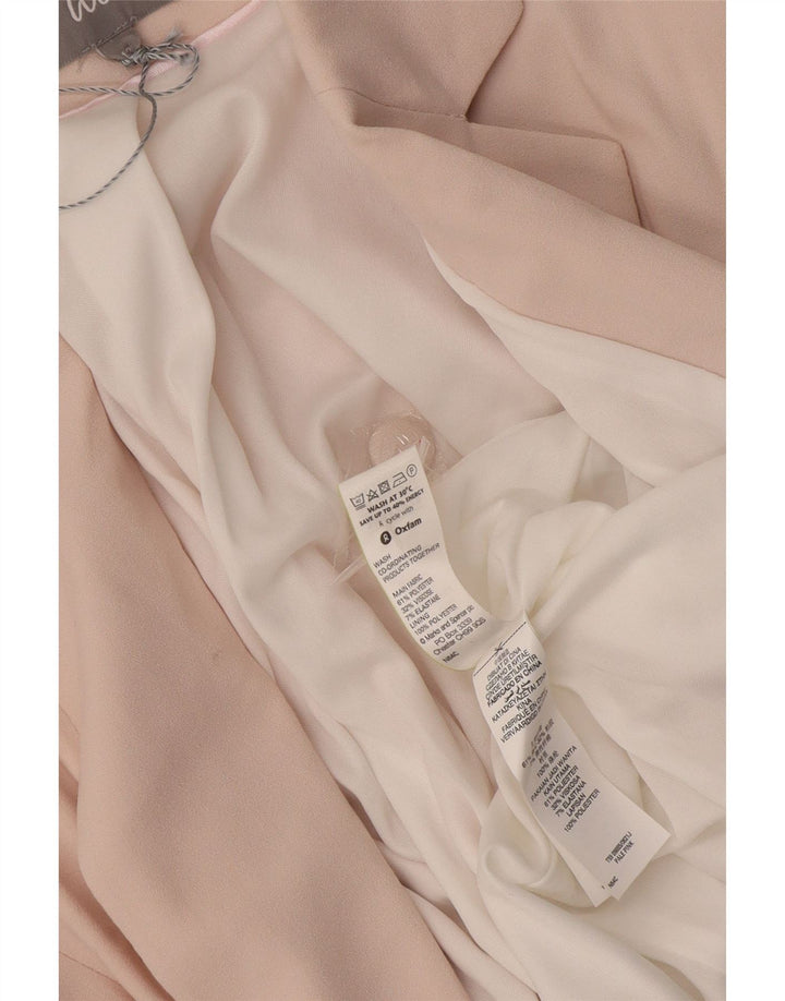 Marks & Spencer ženska jakna s otvorenim sakoom s 3/4 rukava UK 12 srednje ružičasta