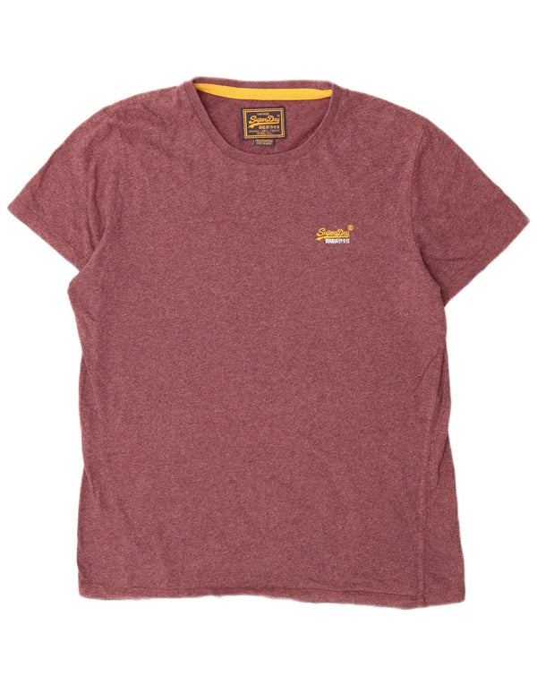 Superdry muška majica XL bordo pamuk