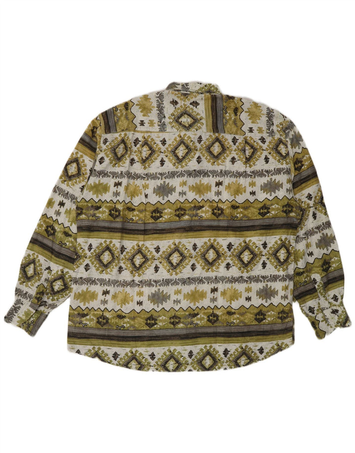 Fitzroy muška košulja XL zelene geometrije