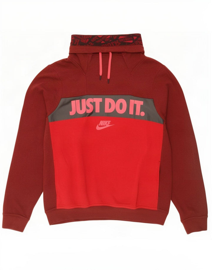 Nike Ženska trenirka s grafičkim motivima UK 14 Pamuk srednje crvene boje