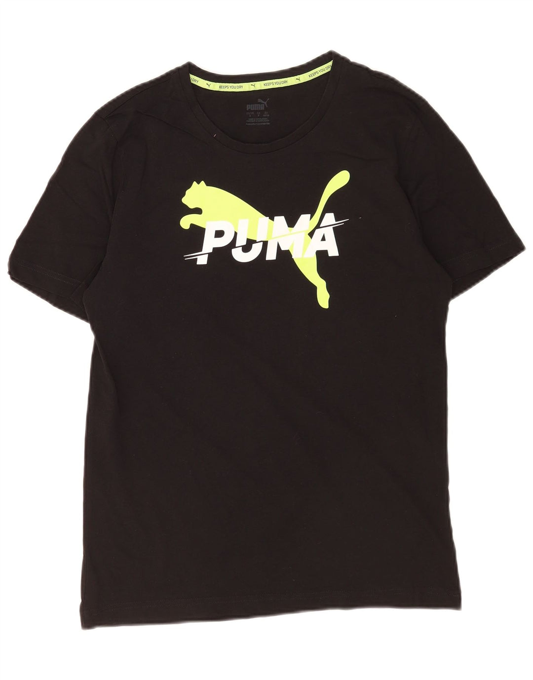 Puma muška majica s grafičkim motivima, mala crna