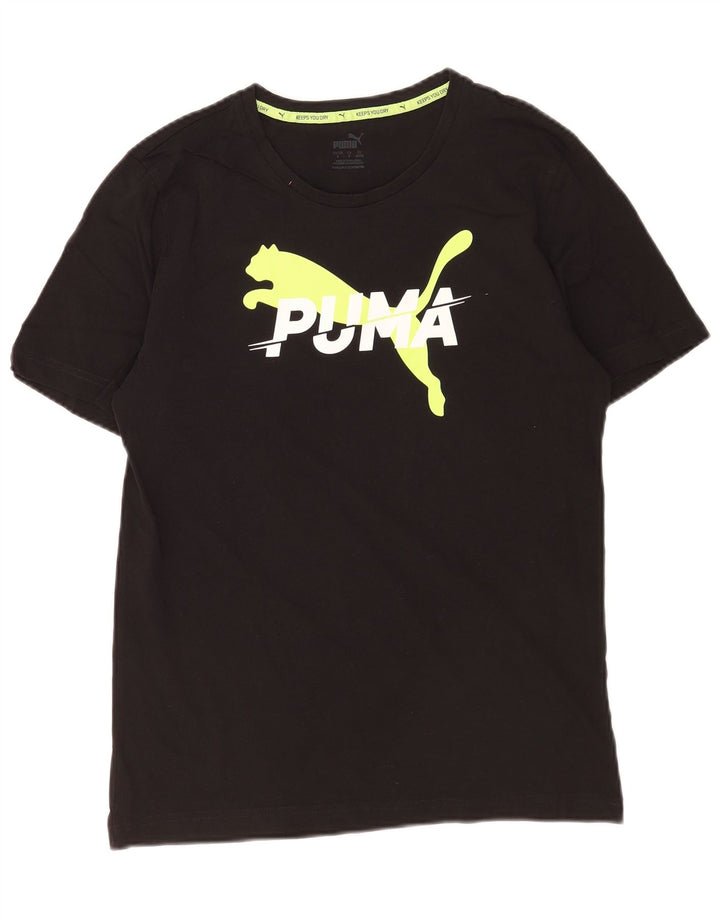 Puma muška majica s grafičkim motivima, mala crna